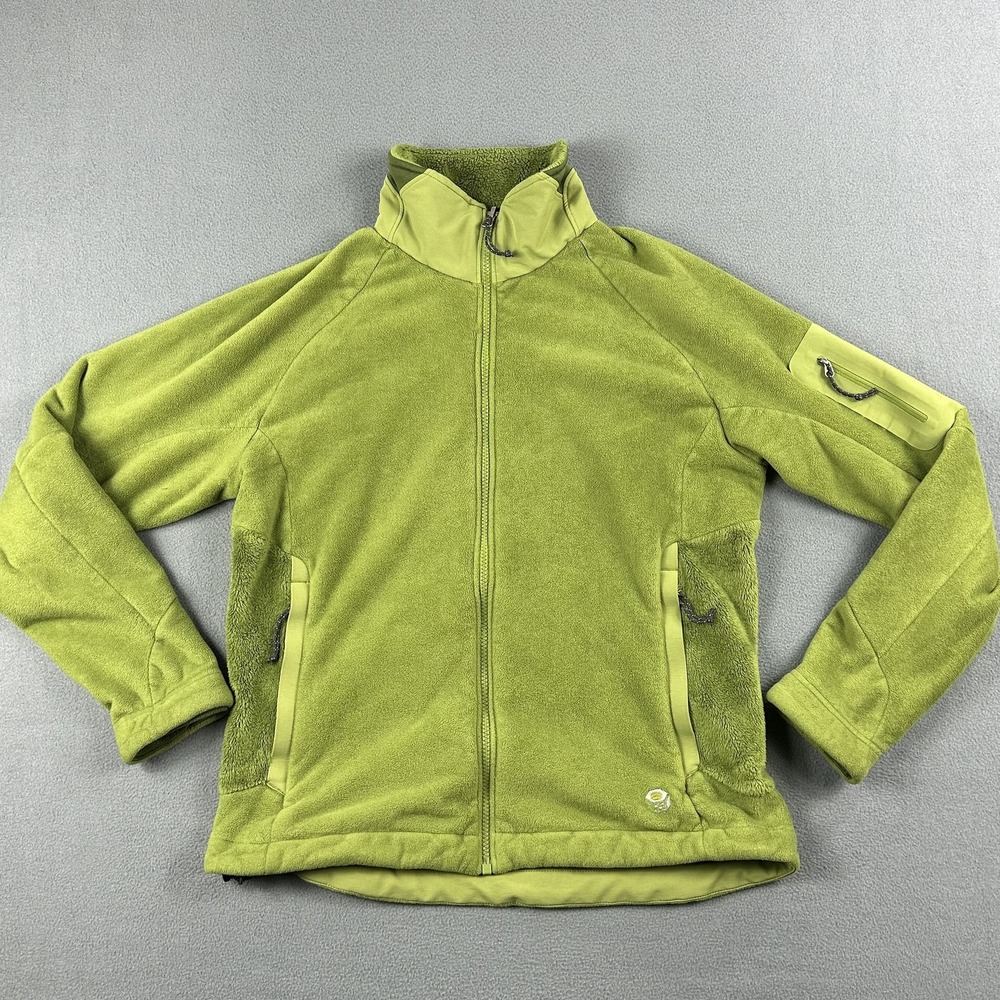 Mountain Hardwear Jacket Womens Medium Full Zip Fleece Outdoor‎ Pockets